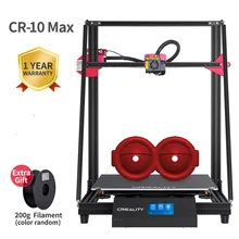 Creality 3dcr-10 max impressora 3d maior tamanho de impressão 450*450*470mm triângulo dourado auto nivelamento currículo impressão touch-screen 8g tf