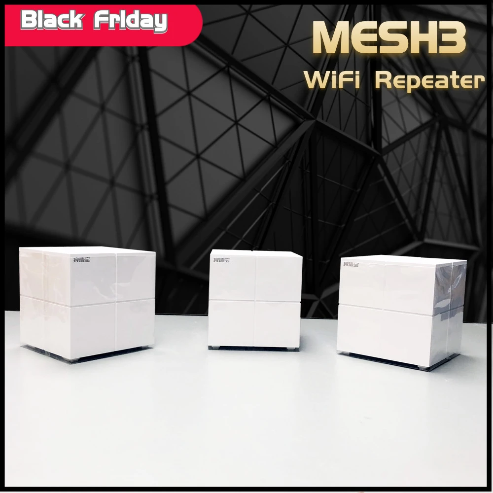 

Tengda Nova MW6 Whole Home Mesh Wireless WiFi System with 11AC 2.4G/5.0GHz WiFi Wireless Router and Repeater, APP Remote Manage