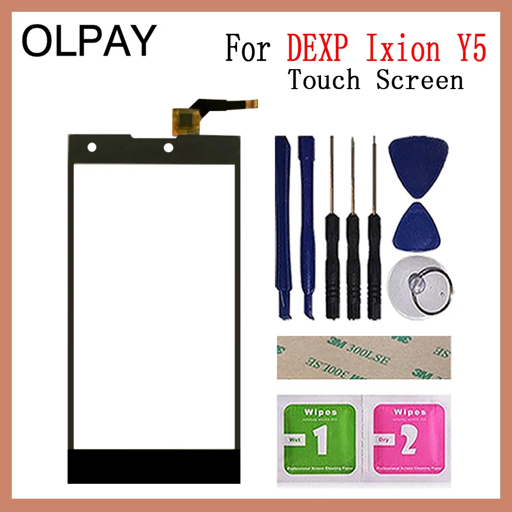 OLPAY 5," сенсорный экран для телефона для DEXP Ixion Y5 сенсорный экран дигитайзер передняя внешняя стеклянная линза сенсор Бесплатный клей+ салфетки