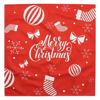 

1 Pc Table Cloth Tablecloth Printed Oil-proof Printing Table Supply Table Ornament Table-cover for Christmas