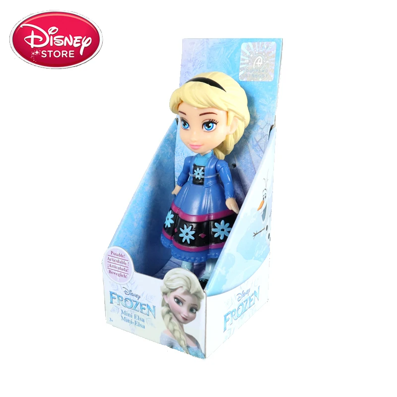 Disney платье принцессы «Холодное сердце» 2 фигурка Анна Эльза, Белль София «Ариэль» карнавальные костюмы Белоснежки, Золушки Рапунцель Фигурки игрушки Рождественский подарок - Цвет: elsa