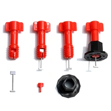 24 шт./компл. ручной инструмент нивелировщик для плитки простой в использовании для настенных клиньев настенных полов Регулируемый точный разделитель локатор многоразовый Замена