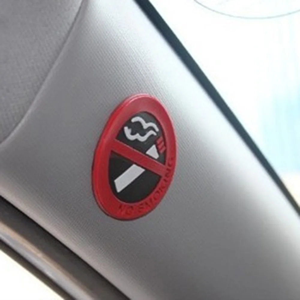 Горячая Распродажа логотип No Smoking наклейки для автомобиля Защитные чехлы сидений