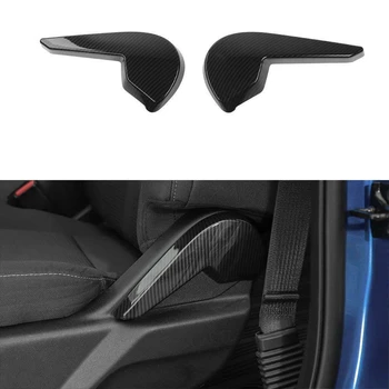 

Carbon Fiber Grain Interior Seat Adjust Handle Cover Trim for Ford F150 F-150 2015-17