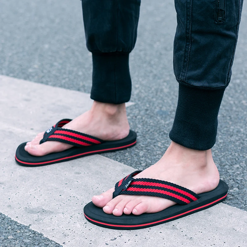 Hausschuhe Strand Sandalen Schuhe Plattform Männer Streifen Flip Flops 1 Paar 