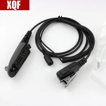 

XQF Headset Acoustic Air Tube Earpiece Earphone PTT MIC for Motorola GP328 GP338 GP340 GP380 Radio Walkie Talkie