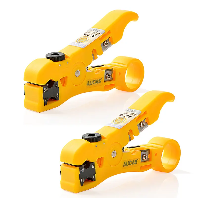 

AUCAS Cable Stripper Rj45 Crimper Crimping Tools Network Tester Cable Continuity Pliers Lan Automatic Pliers Wire Multi-tool
