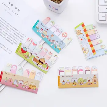 

Kawaii Stationery Memo Pad Bookmark Creative Cute Animal Sticky Notes School Supplies Paper Sticker