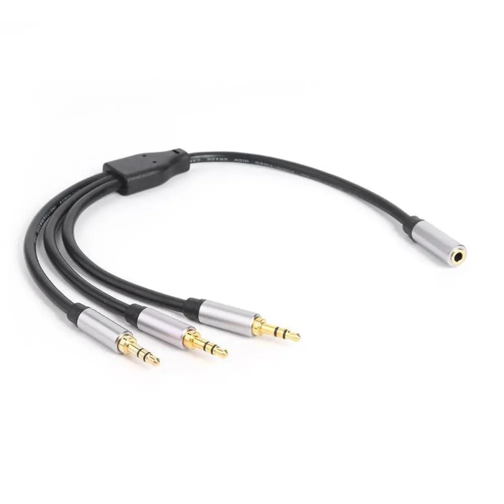 

3.5mm 3 Way Port Aux Multi Headphone Earphone Audio Splitter Adapter 3.5mm Jack HUB Spliter Cable Extender
