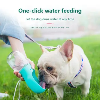 

Pet accom350/500ml panying cup dog outdoor water cup outdoor portable travel kettle cat water bottle dog waterer