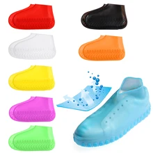 1 пара Чехлы для обуви многократного применения пылезащитный дождевик зимняя обувь водонепроницаемые силиконовые Нескользящие бахилы для мужчин и женщин