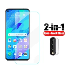 Vidrio Protector 2 en 1 para huawei nova 5 t 5 t t5 yal-l21 6,26 "Protector de pantalla para huawei nova 5 t hawaii(China)