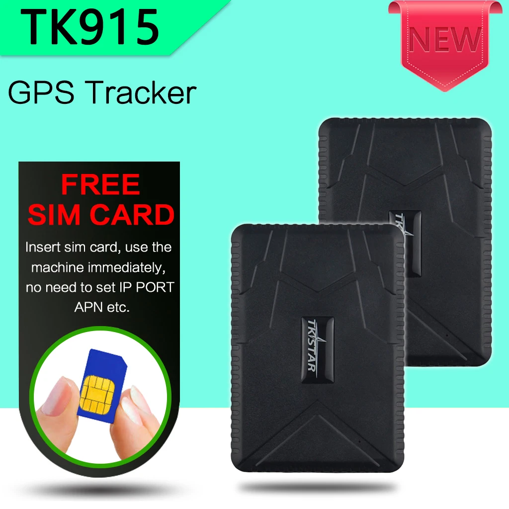 TKstar Сильный магнитный GPS трекер локатор TK915 батарея 10000 мАч поддержка
