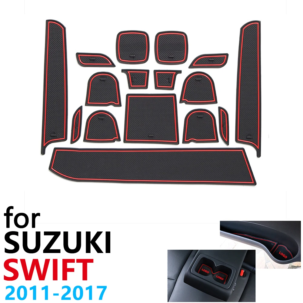 Противоскользящий резиновый коврик для подставки под чашку Suzuki Swift Maruti dzir Sport ZC72S