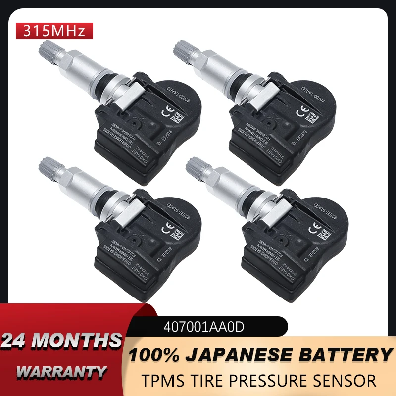 FOR NISSAN INFINITI TIRE PRESSURE MONITOR SENSOR TPMS 407001AA0D 407001AA0B 4PCS discount
