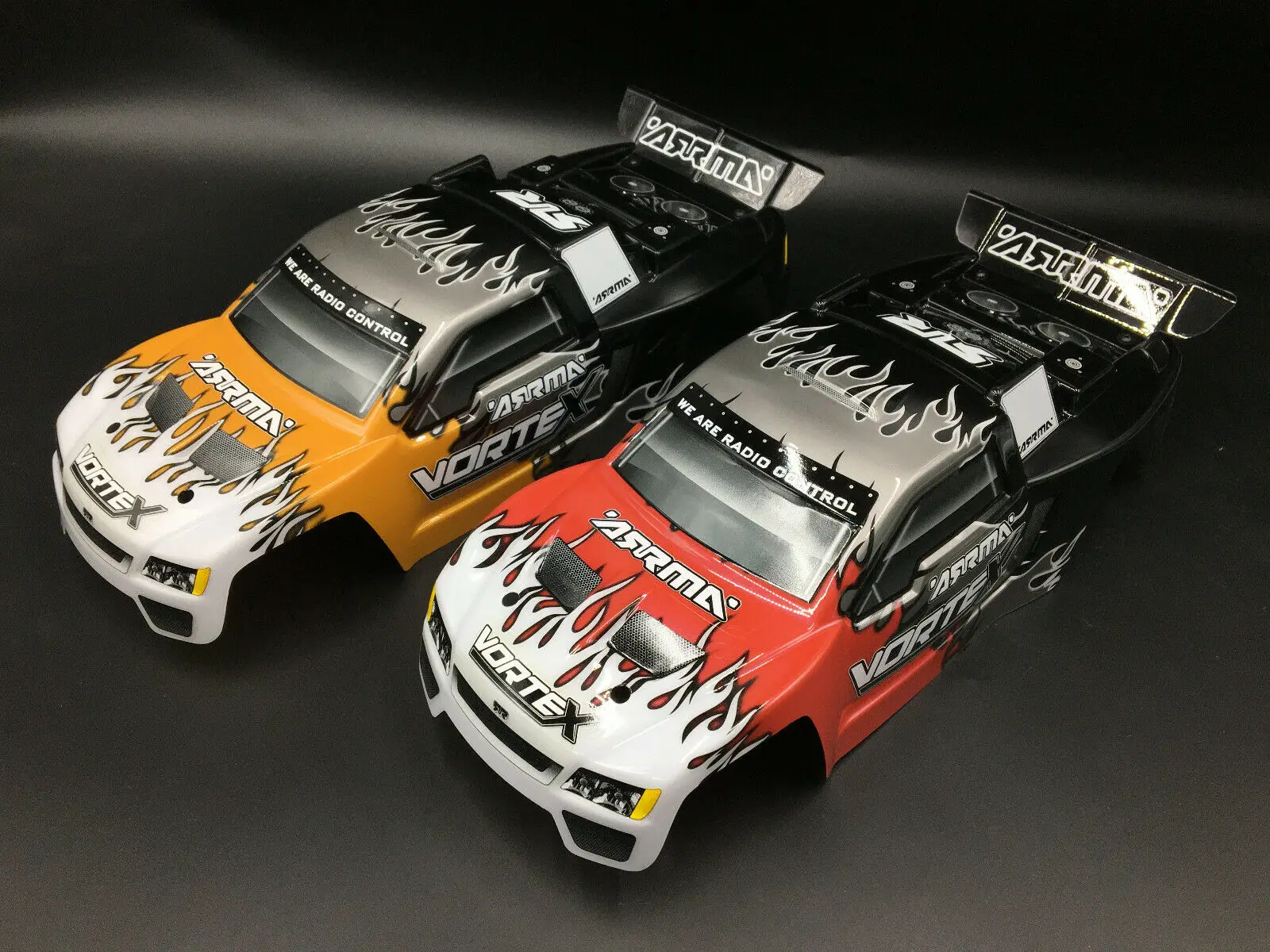 ARRMA вихревой корпус 1/10 RC автомобиль грузовик тело 1:10 PC спрей краска 2шт|Детали и