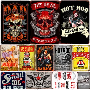 

Motor Oil Plaque Vintage Metal Tin Signs Home Bar Pub Garage Gas Station Decorative Iron Plates Wall Stickers Art Poster N198