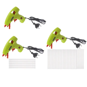 

Hot Melt Glue Gun Thermal Heat Temperature Industrial Tool With 25pcs 7mm Sticks
