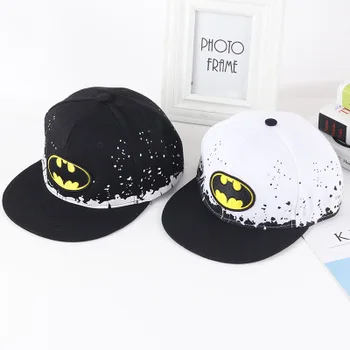 

movie Marvel Comics The Avengers Batman anime hat Children Unisex hip-hop cap Baseball cap DC Batman hats cosplay accessories