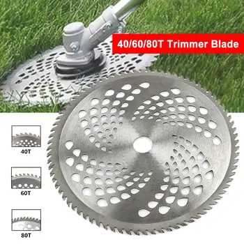 

40T/60T/80T Garden Lawn Mower Grass Weeds Cutter Replacement Trimmer Blade Disc This blade fits most grass cutters on the market