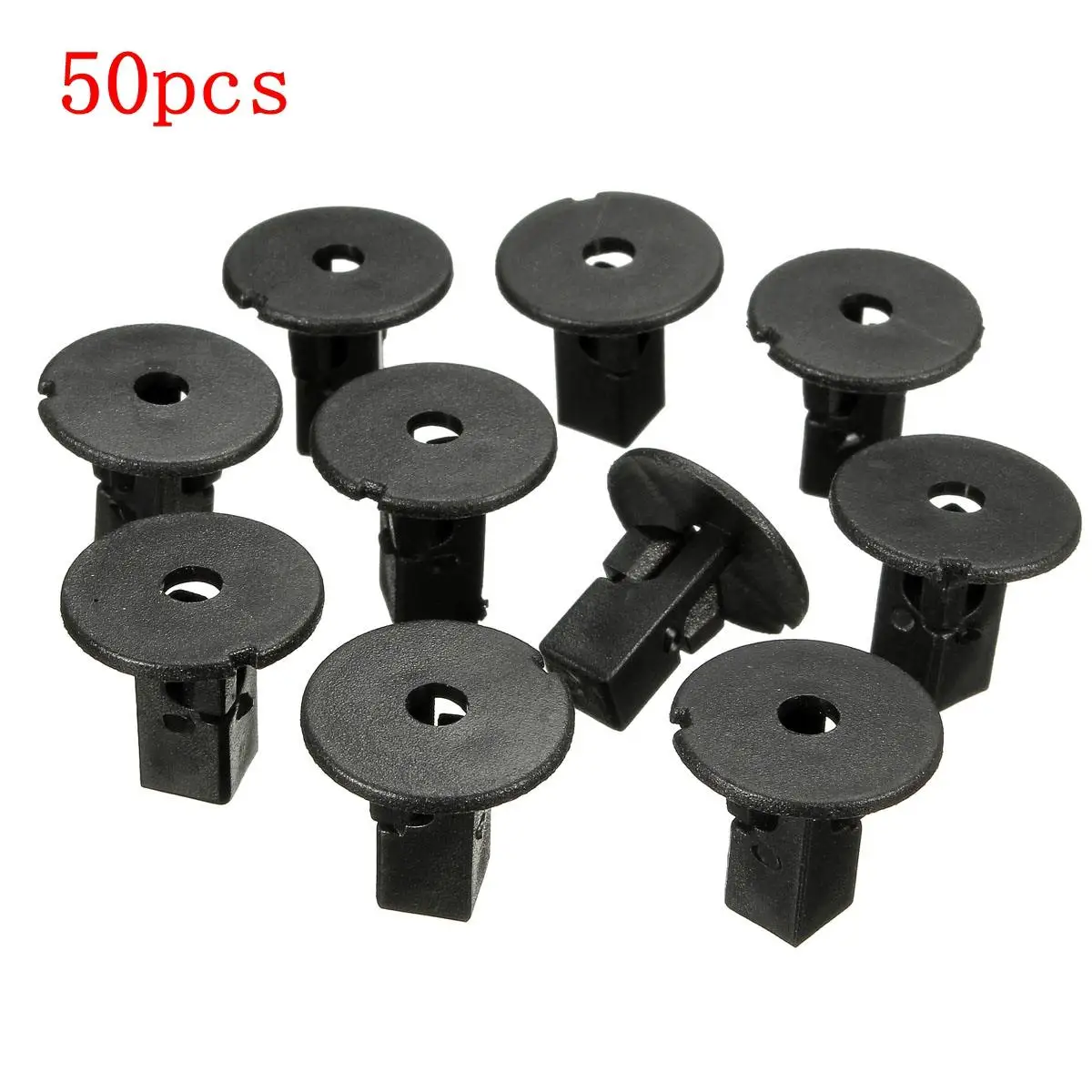 50 Pcs General Car Fastener Clips Bumper Inner For Fender Rivets Push
