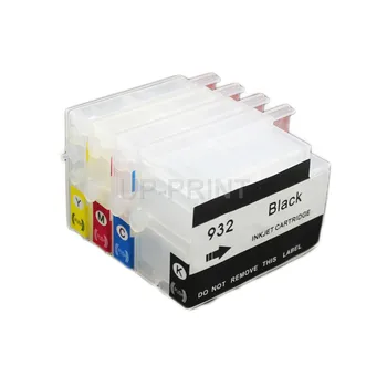 

UP 1set Compatible For HP 932 933 Empty Refill Ink Cartridge With Chip For HP Officejet 7110 7612 6700 6100 6600 7610 printer
