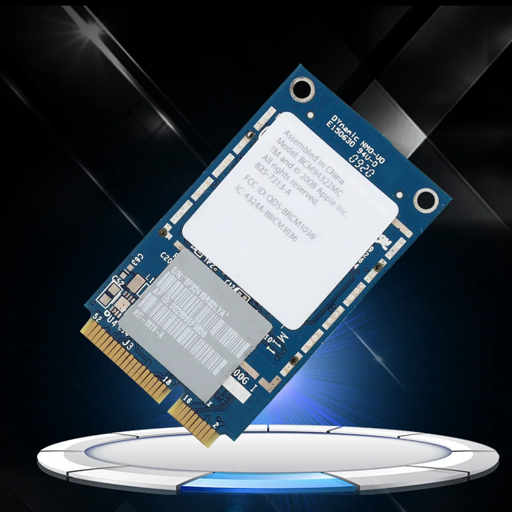 BCM94322MC сетевая карта Двухчастотная 2,4G 5G 300M Mini PCI-E WiFi карты для Mac Pro MB988Z/A сетевая карта