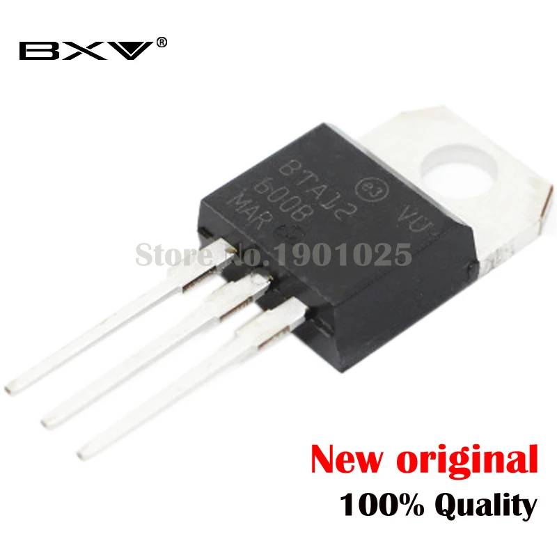 10 шт. BTA12-600B BTA12 BTA12-600 триакс 12 ампер 600 вольт до-220 новый оригинальный IC |