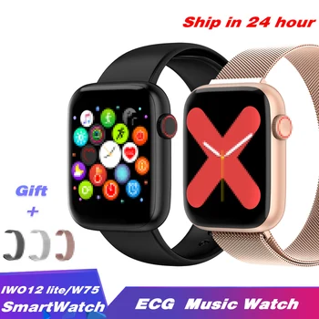 

W75 smart watch 1:1 44 40MM Watch 5 PK W34 W55 Blood Oxygen ECG Blood Pressure Heart Rate Monitor IWO 12 lite Smartwatch For IOS
