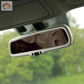 

High Quality ABS Chrome Inner Back Rear View Rearview Side Mirror Strip Trim Frame Lamp 1pcs For Kia Sportage KX5 2016-2019