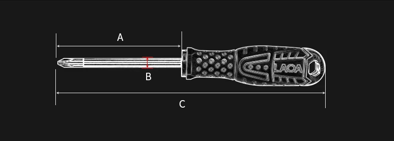 LAOA промышленные S2 отвертки шлицевые и Phillips отвертки набор Высокое качество бытовые ручные инструменты