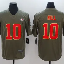 Мужская футболка с принтом Канзас-Сити Патрик тайрек Хилл Оливер Чифс