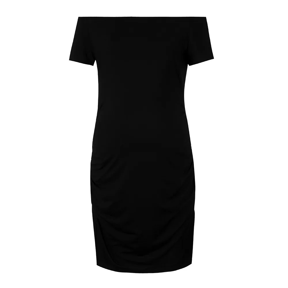

Maternity Women Dress maternity Dresses Summer Women's Pregnant Off Shoulder Short Sleeve Dress Maternity Sundress casual