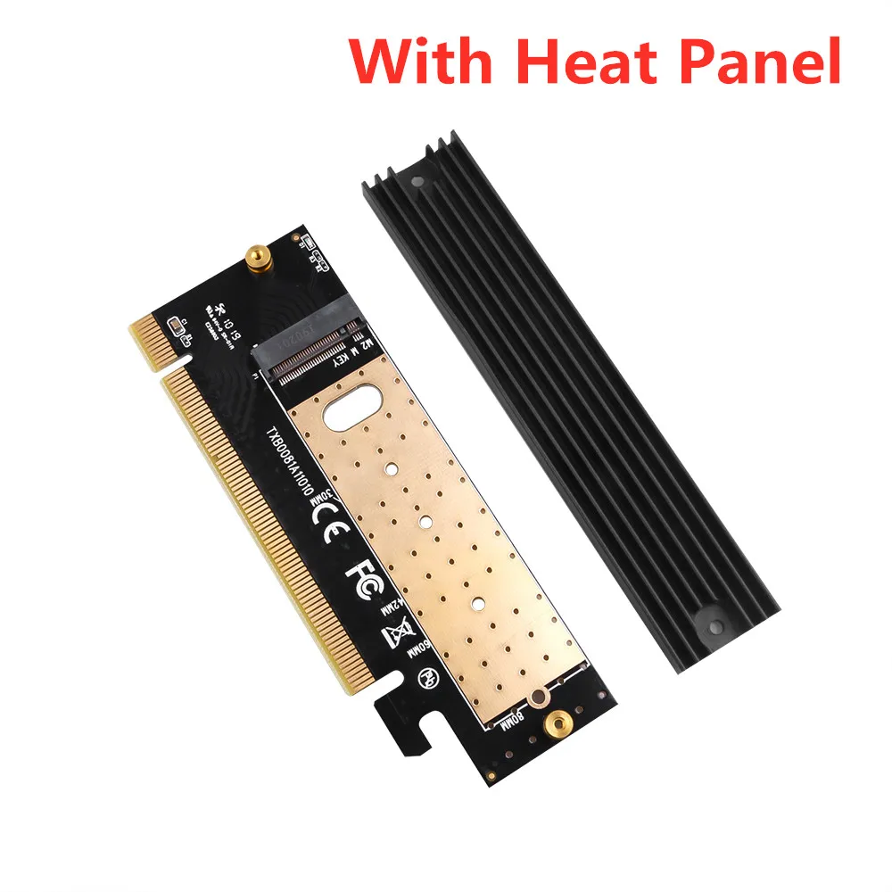 m.2 to pcie x16 adapter Card pci-e to m .2 convert adapter NVMe SSD Adaptor m2 M Key Interface PCI Express 3.0 x4 2230-2280 Size