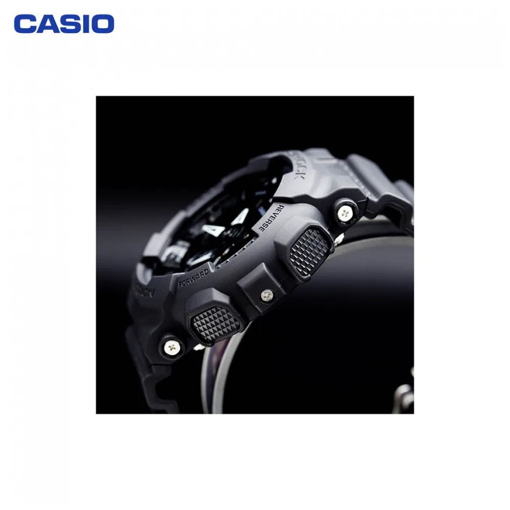 Наручные часы Casio GA-120BB-1A мужские электронные на пластиковом ремешке