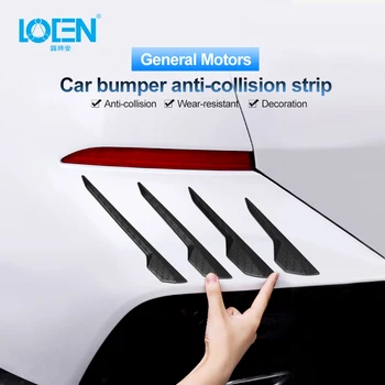 

8pcs Soft wind Knife Carbon fiber pattern Car Door body Protective Sticker Motorcycle Decoration AutomobilesTapes Decal for all