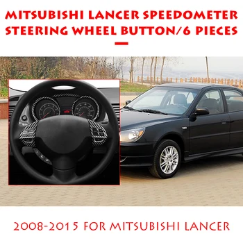 

Carbon Fiber Stickers Outdoor Personal Car Parts Dashboard Steering Wheel Decoration for Mitsubishi Lancer 2008-2015