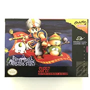 Видеоигра MonsterStory Super Shell с коробкой для игры snes картридж перевод на