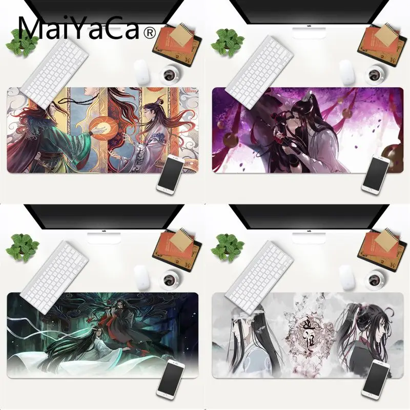 

MaiYaCa mo dao zu shi Office Gamer Soft Mouse Pad Anti-slip Rubber Gaming Mouse Mat xl xxl 600x300mm for Lol world of warcraft