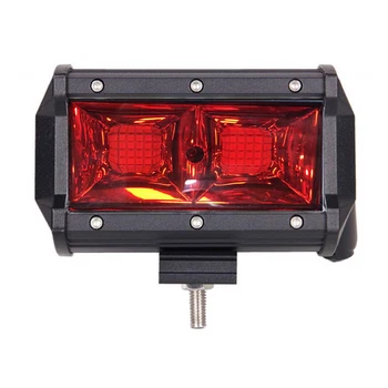 

96W Strobe Flash Work Light LED Bar Light White Blue Red for Offroad 4x4 ATV SUV Motorcycle Truck Trailer E-bike Car Accessories