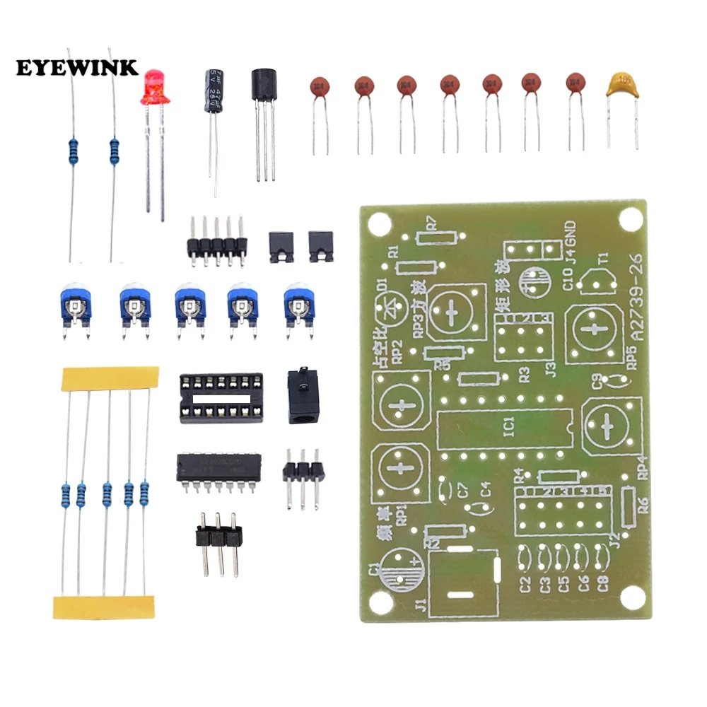 Icl8038 Function Signal Generator Kit Multichannel Waveform Generated
