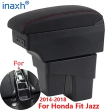 Boîte d'accoudoir pour Honda Jazz 3, boîte de rangement pour accoudoir de voiture, accessoires de voiture, 2014 2020 2015 2016 2017 2018
