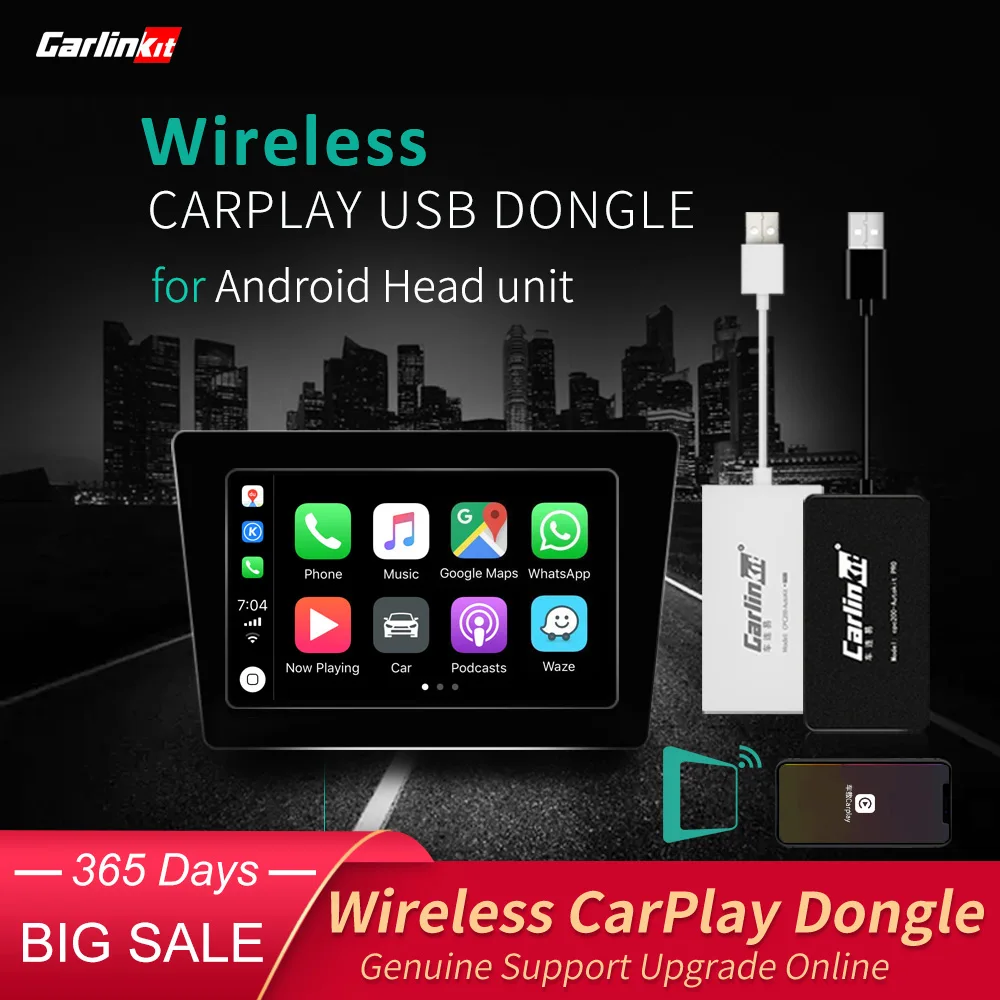 Carlinkit USB CarPlay ключ/Android авто для Android автомобиля мультимедиа плеер iPhone телефон