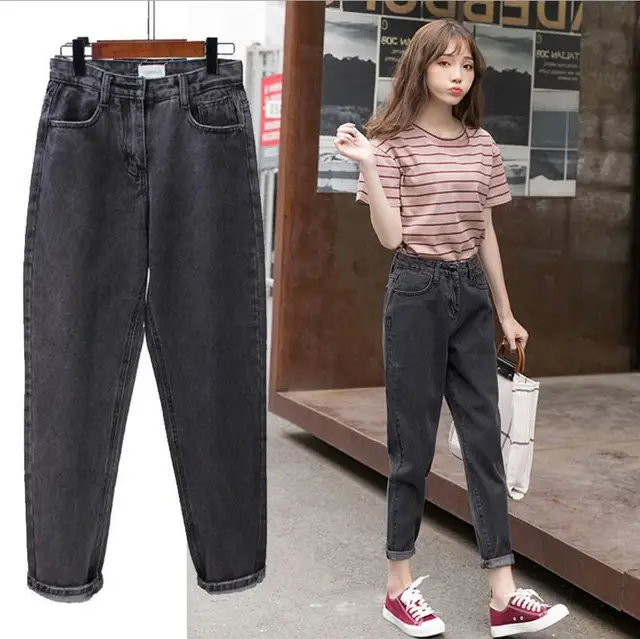 Black jeans trendy Clearance