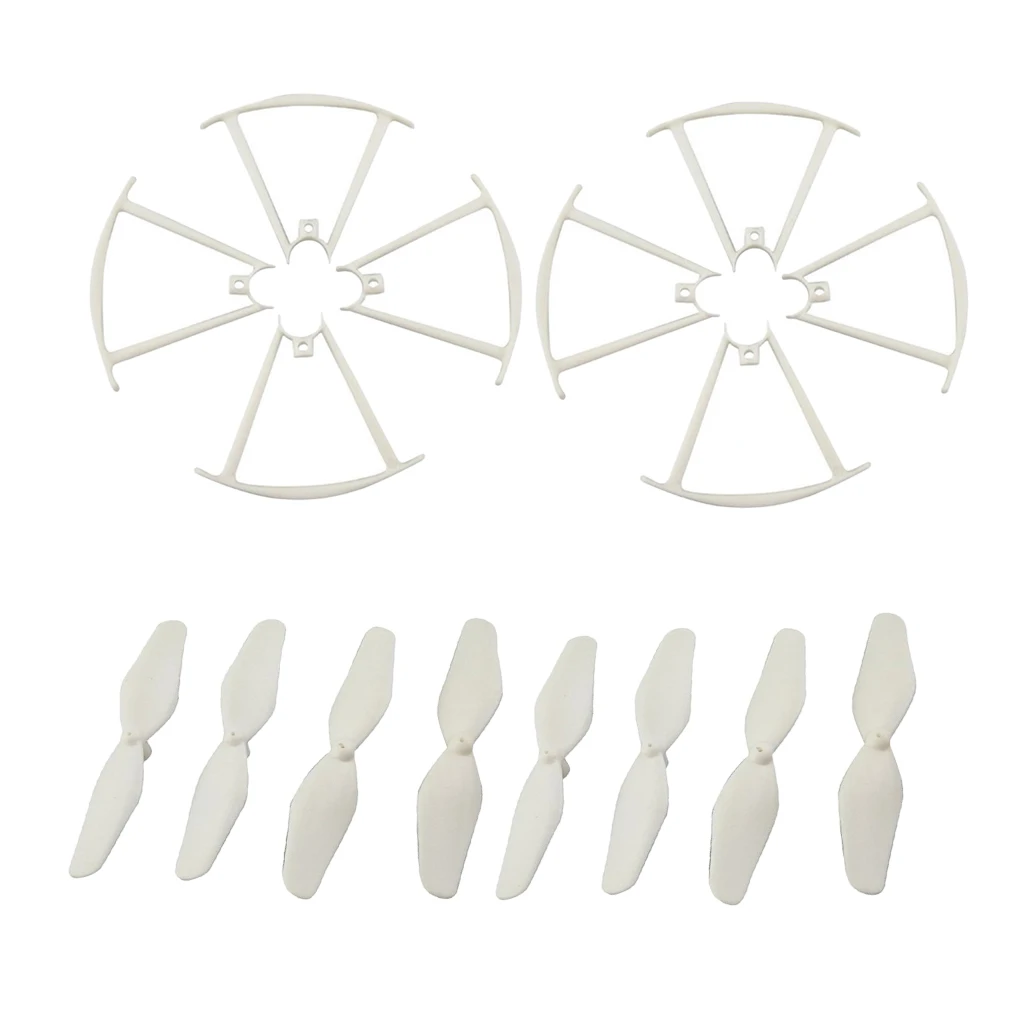 8 Pair Blade Protective Covers + Propellers for SYMA X20 X20W RC Drone Parts