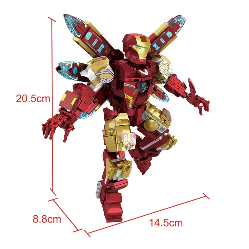 

2019 Super Heroes legoinglys Iron Man Mech Warrior MK85 Robot Thanos Thor Figures Building Blocks Bricks Toys For Children Gifts