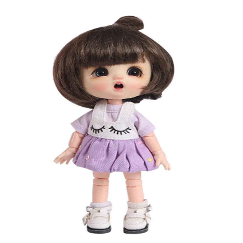 M004 детские игрушки ручной работы 1/12 ob11 куклы Suge BJD/Аксессуары для кукол SD GSC красочные ресницы пачка платье 1