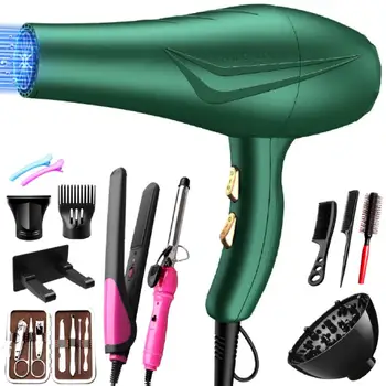 

Hair dryer High-power blue light negative ion cold and hot air mute hair dryer for household hair salon