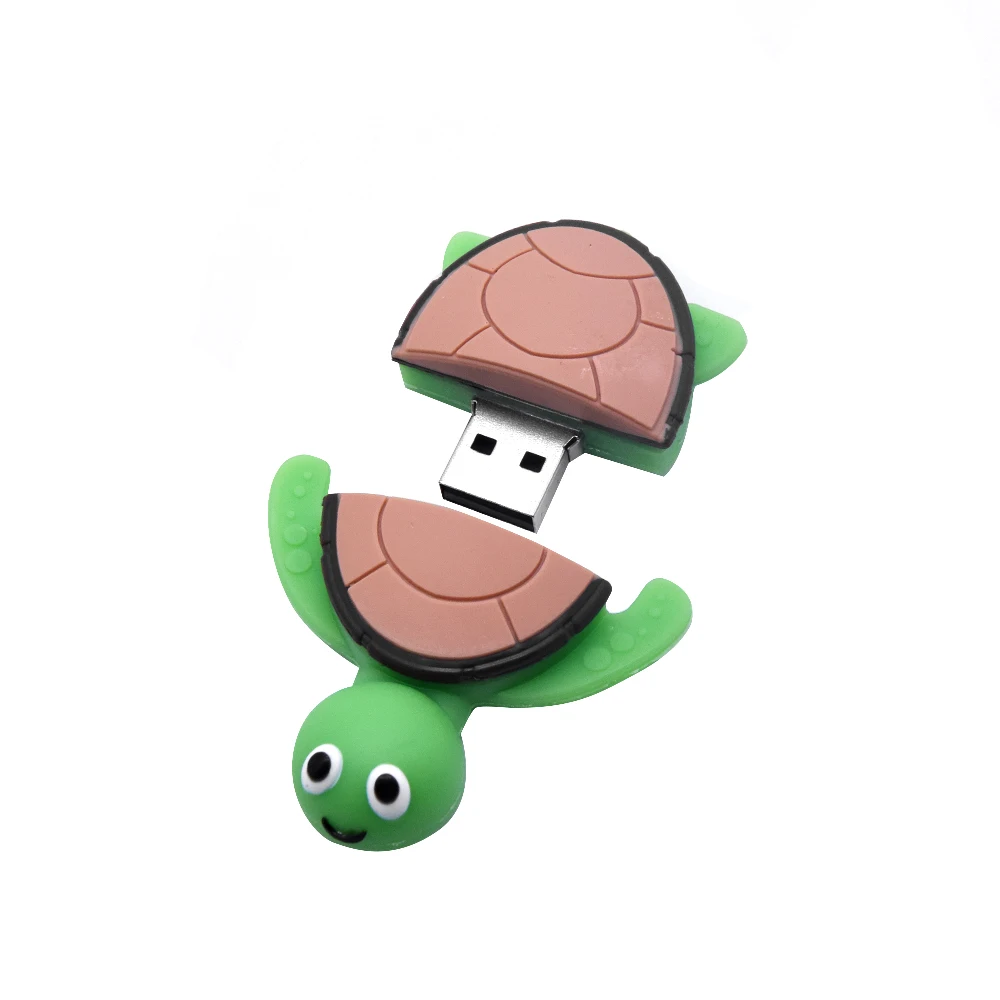 Мини USB флеш накопитель с рисунком черепахи 2 0 флешки 32 Гб 64 128 МБ Животные морские