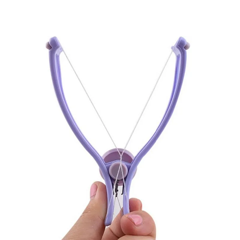 Protable Mini Spring Threading Epilator Women Facial Hair Remover Face Cheeks Leg Arm Eyebrow Epilator Tool 20#55